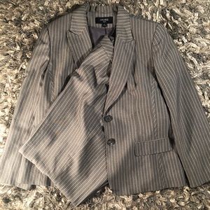 Jones Ware Pinstriped Suit Size 18